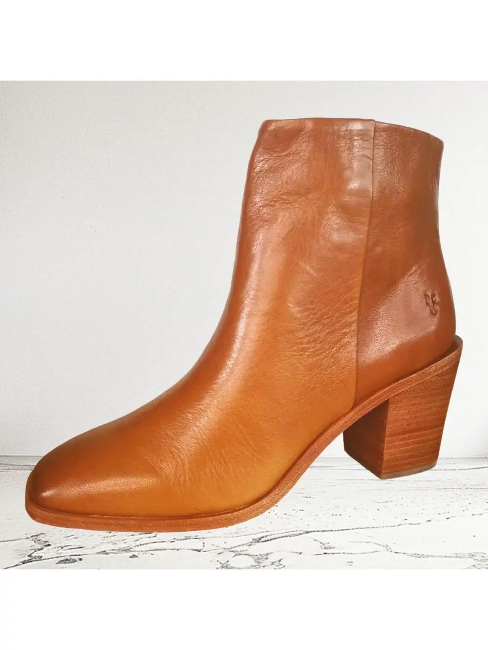 Frye Georgia Ankle Women's Bootie Cognac Size‎ 9.5 NEW